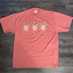 Vintage Atlanta peach shirt